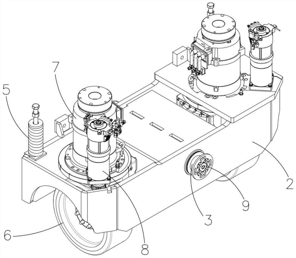 Vehicle connecting bridge device and pallet truck