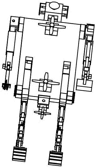 Multifunctional amphibious combat robot