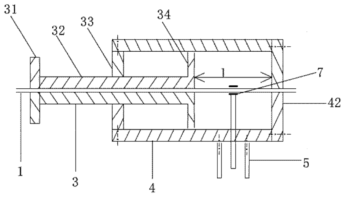 Microwave plasma based atmospheric pressure desorption ion source and application thereof