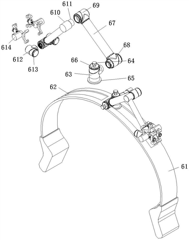 Auxiliary lug erecting device for livestock breeding and using method