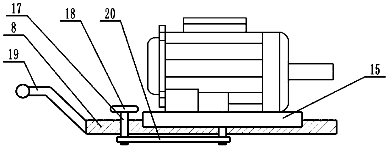 Damping motor convenient to move