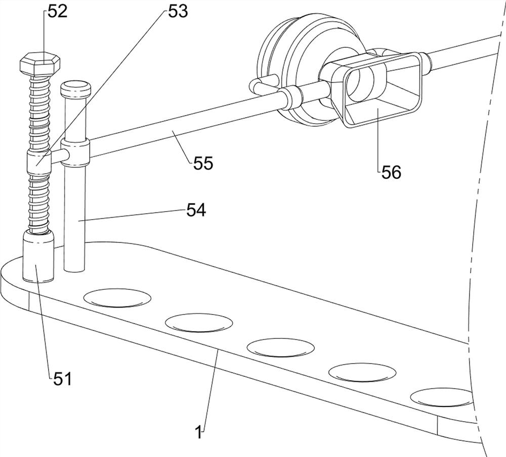 Flexible circuit board processing and fixing device capable of preventing static electricity and collecting dust