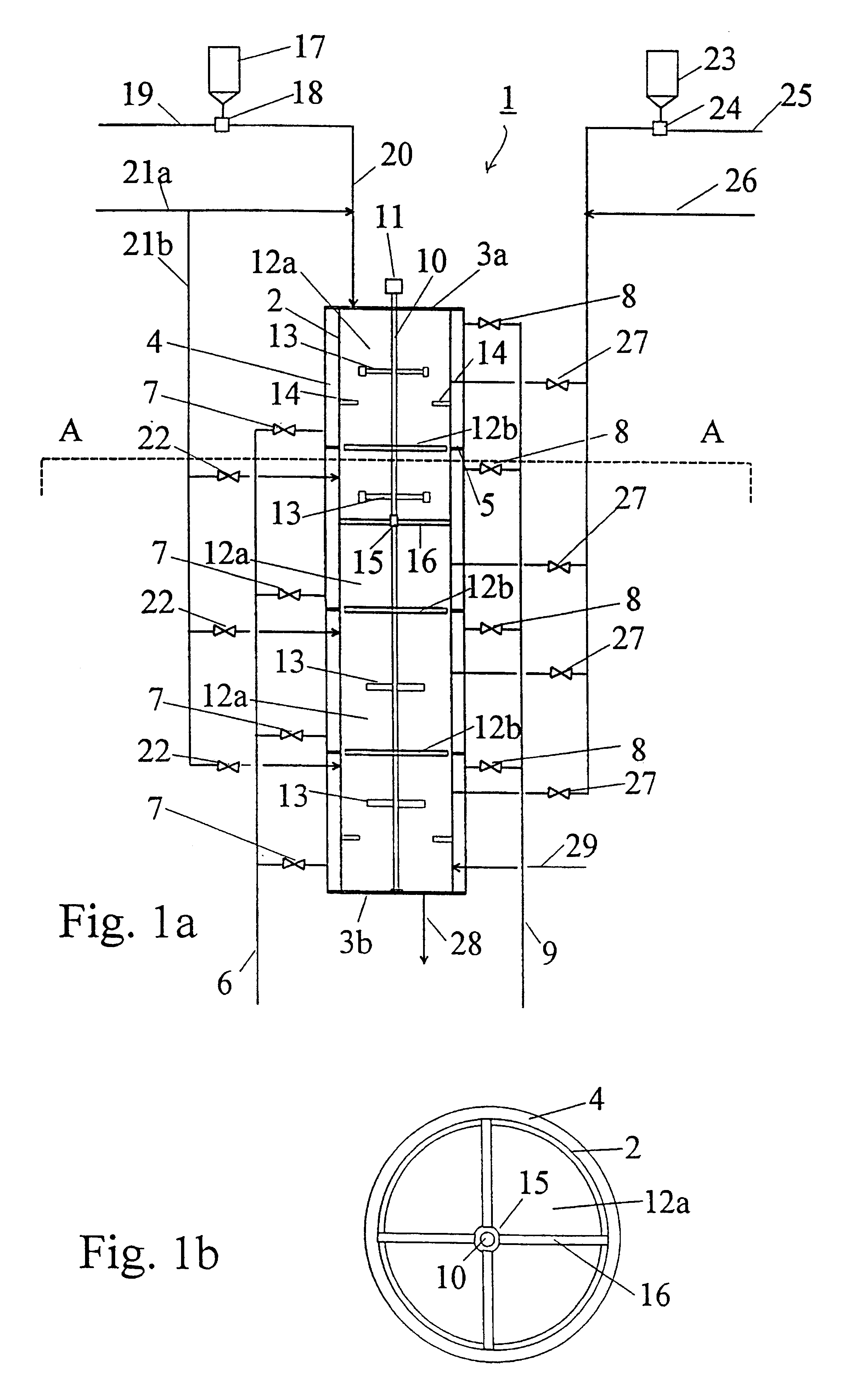 Process and an apparatus for polymerization of olefin monomers