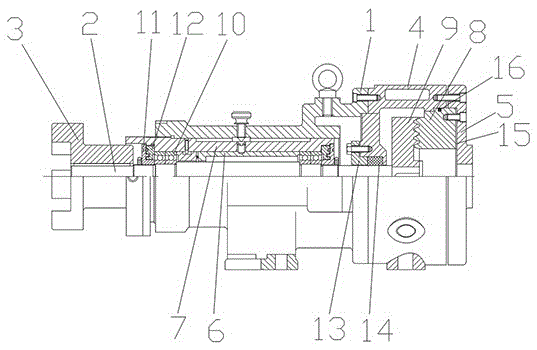 Low-energy-consumption colloid grinder type emulsifying machine