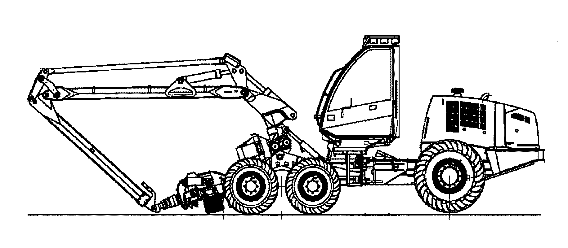 System for measuring the performance of a forest machine