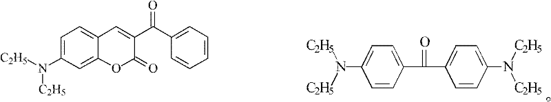 Photosensitive composition containing photoinitiator of diphenyl sulfide based ketoxime esters and application thereof