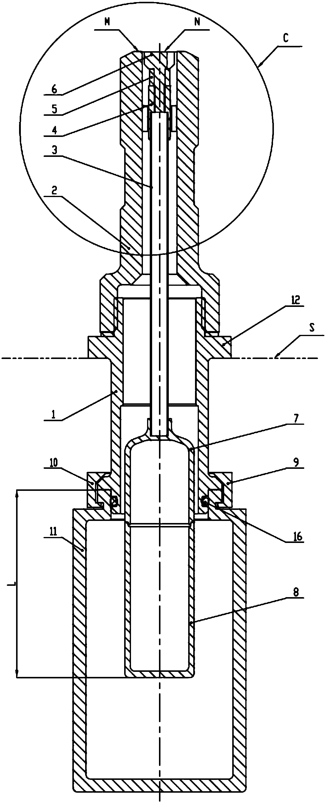 Device for detecting filtering effect of engine filter element and using method thereof