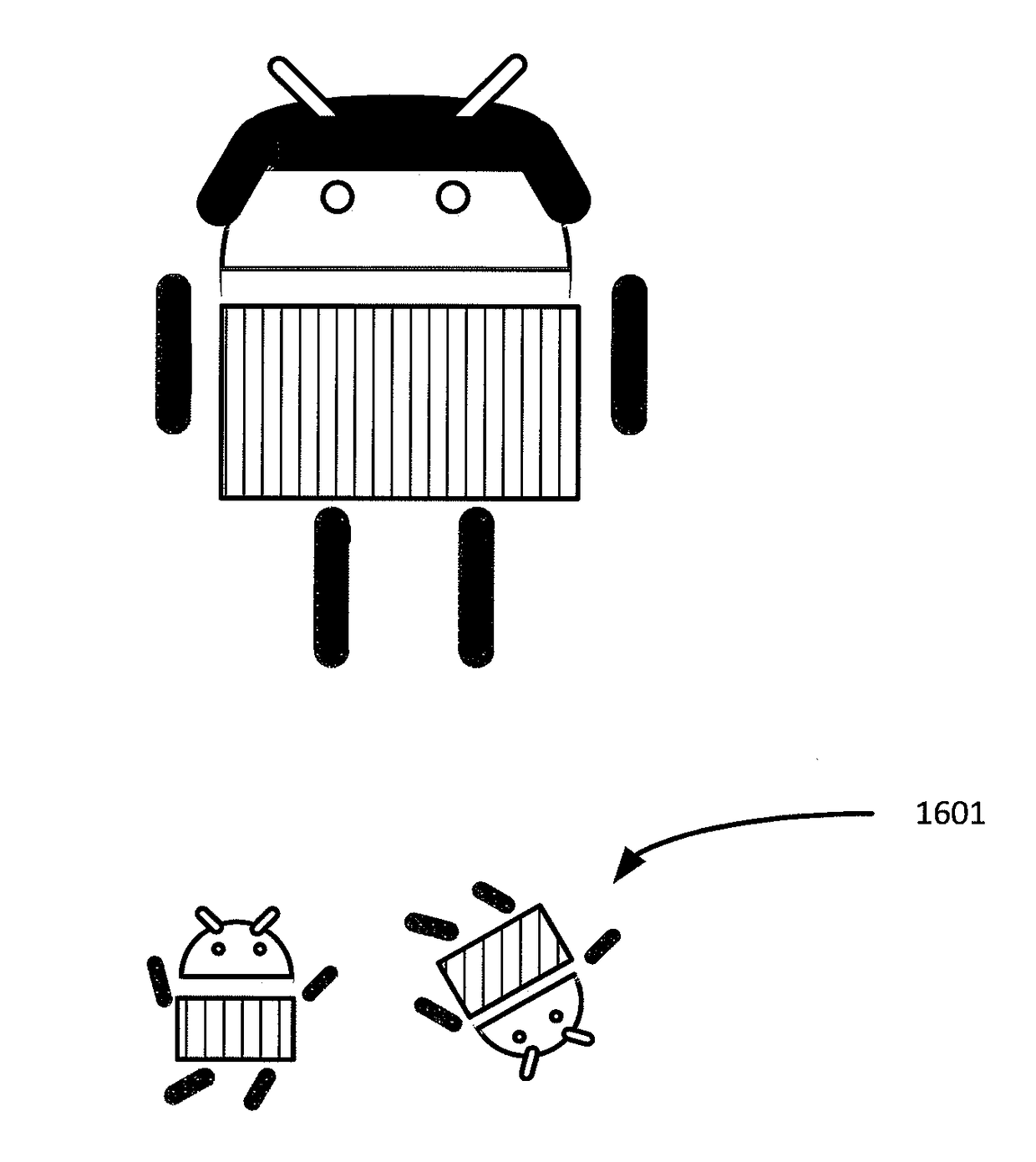 System for parametric generation of custom scalable animated characters on the web