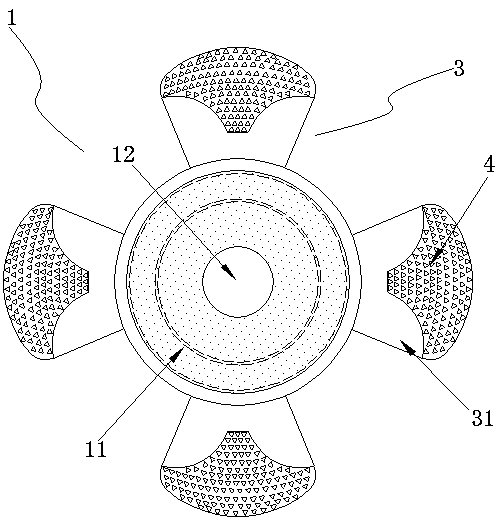 A blast hole charging and plugging device