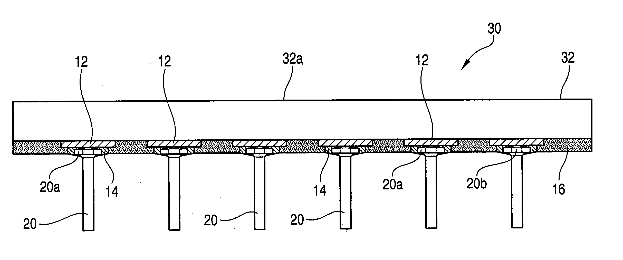 Wiring board with lead pins, and lead pin