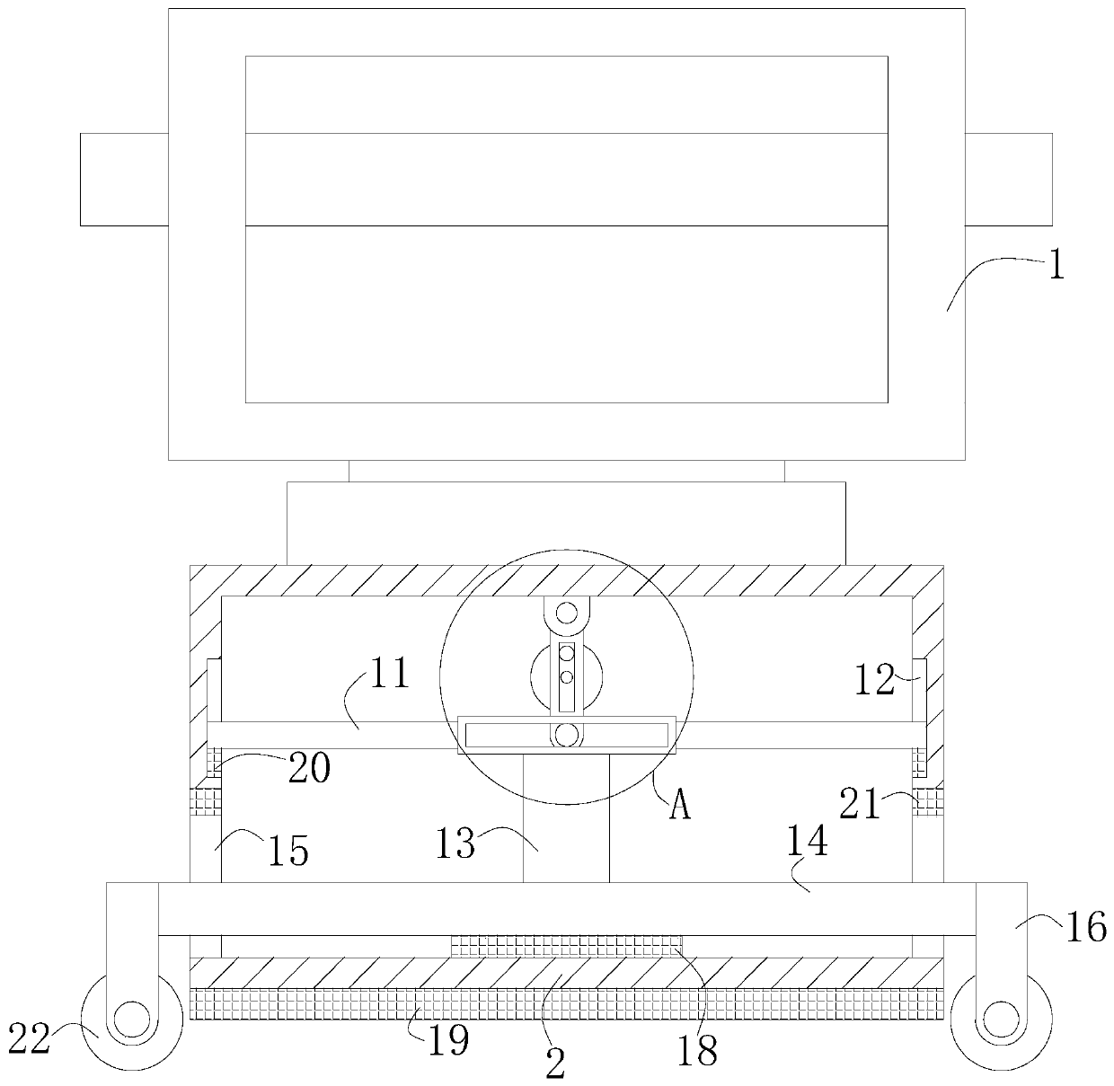 A stable dye transfer device