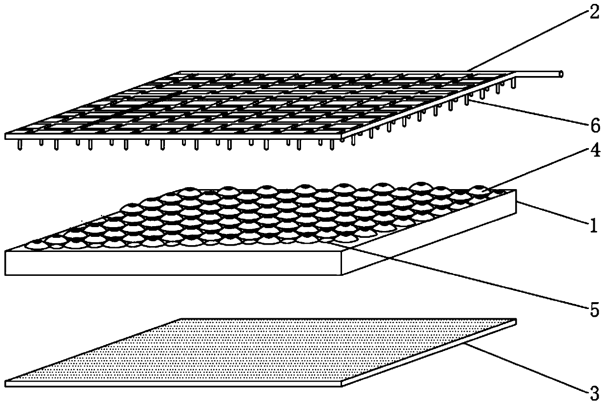 Closed self-dredging type biological filter membrane assembly