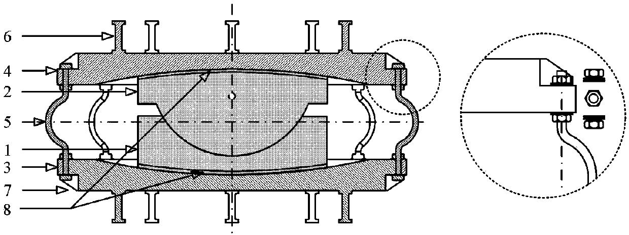 Energy-dissipating limiting sliding-friction isolation bearing