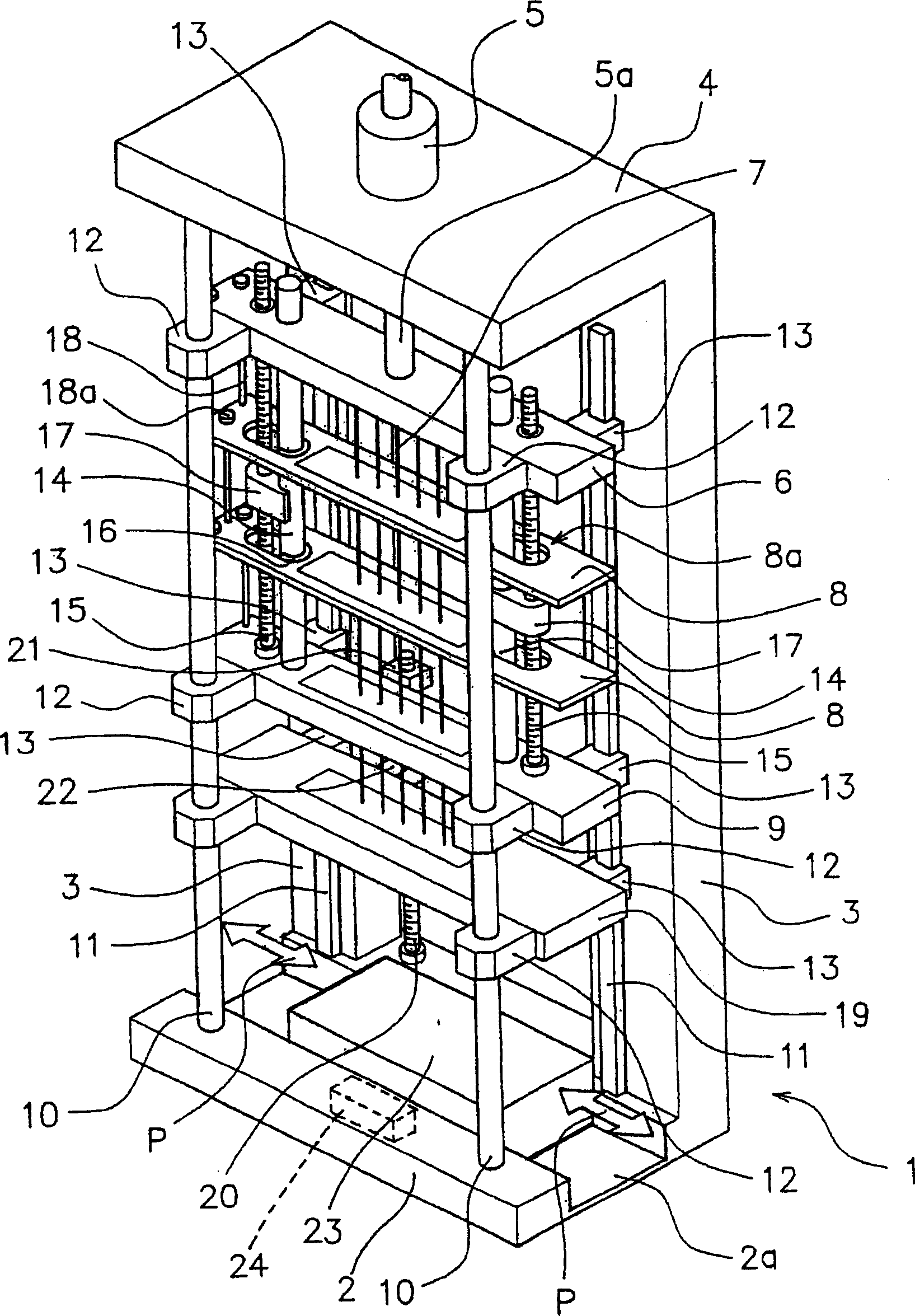 Apparatus for enlarging tube used in heat exchanger