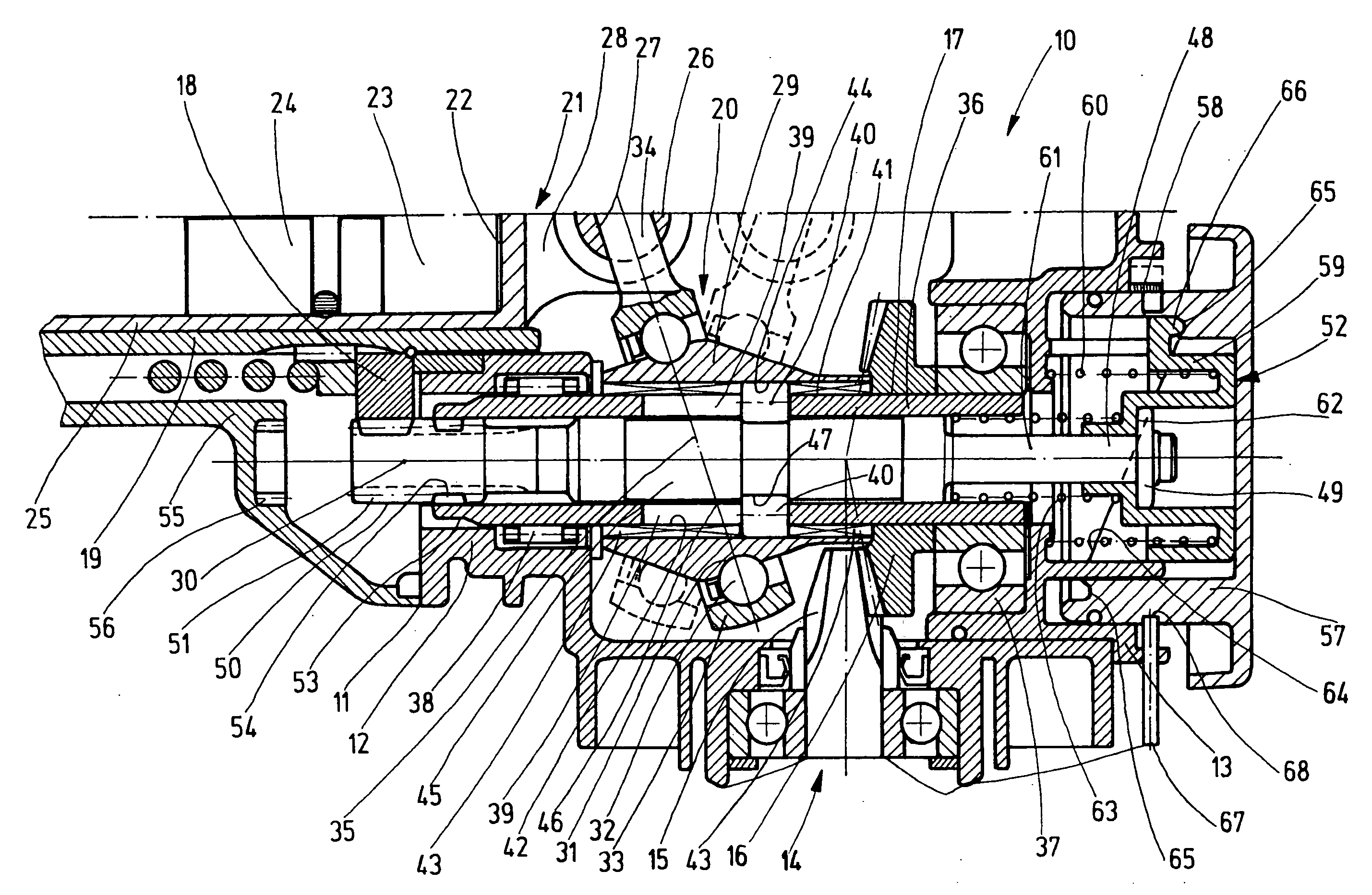 Hand power tool, in particular a drilling hammer and/or jackhammer