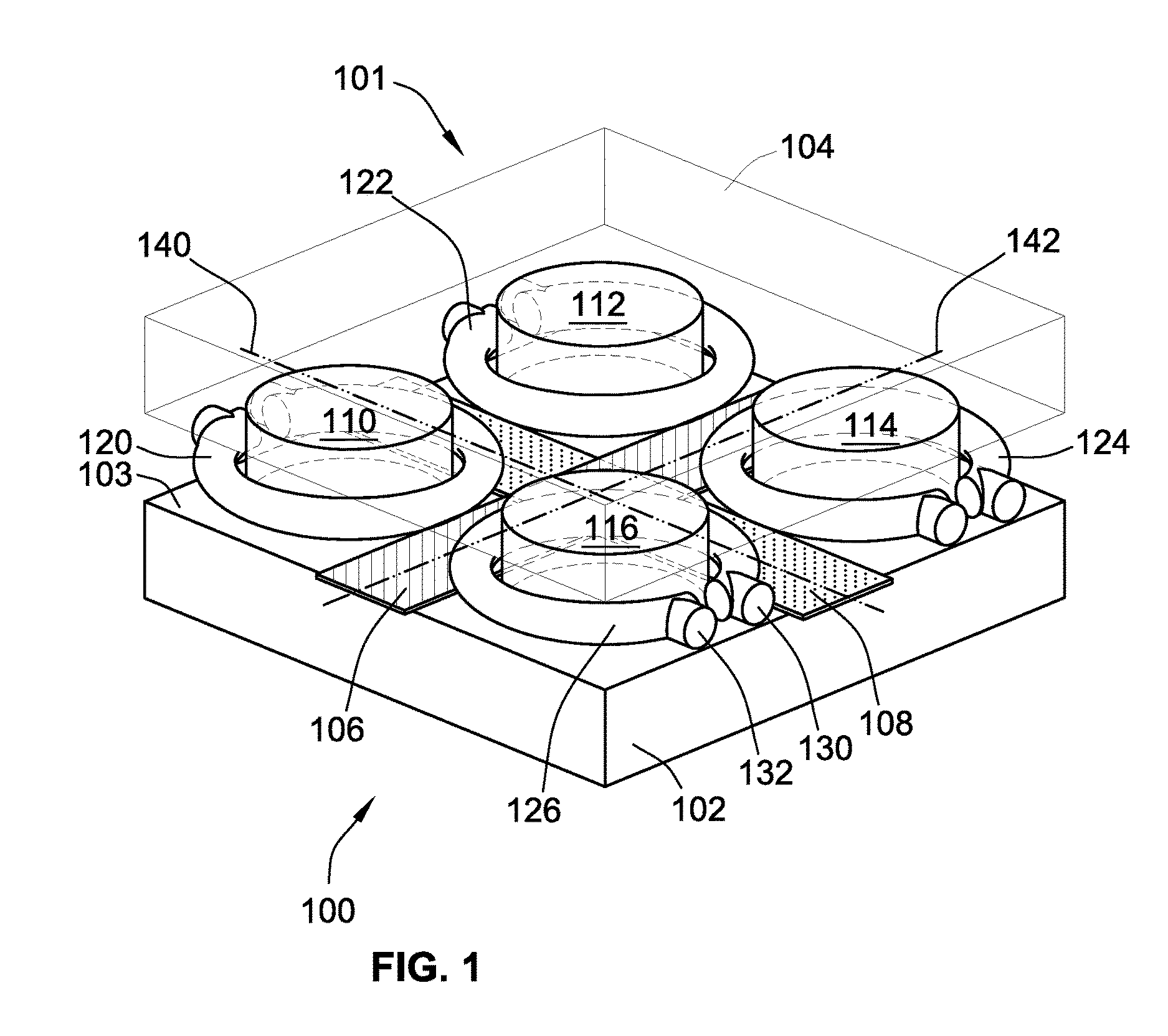 Integrated magnetics component