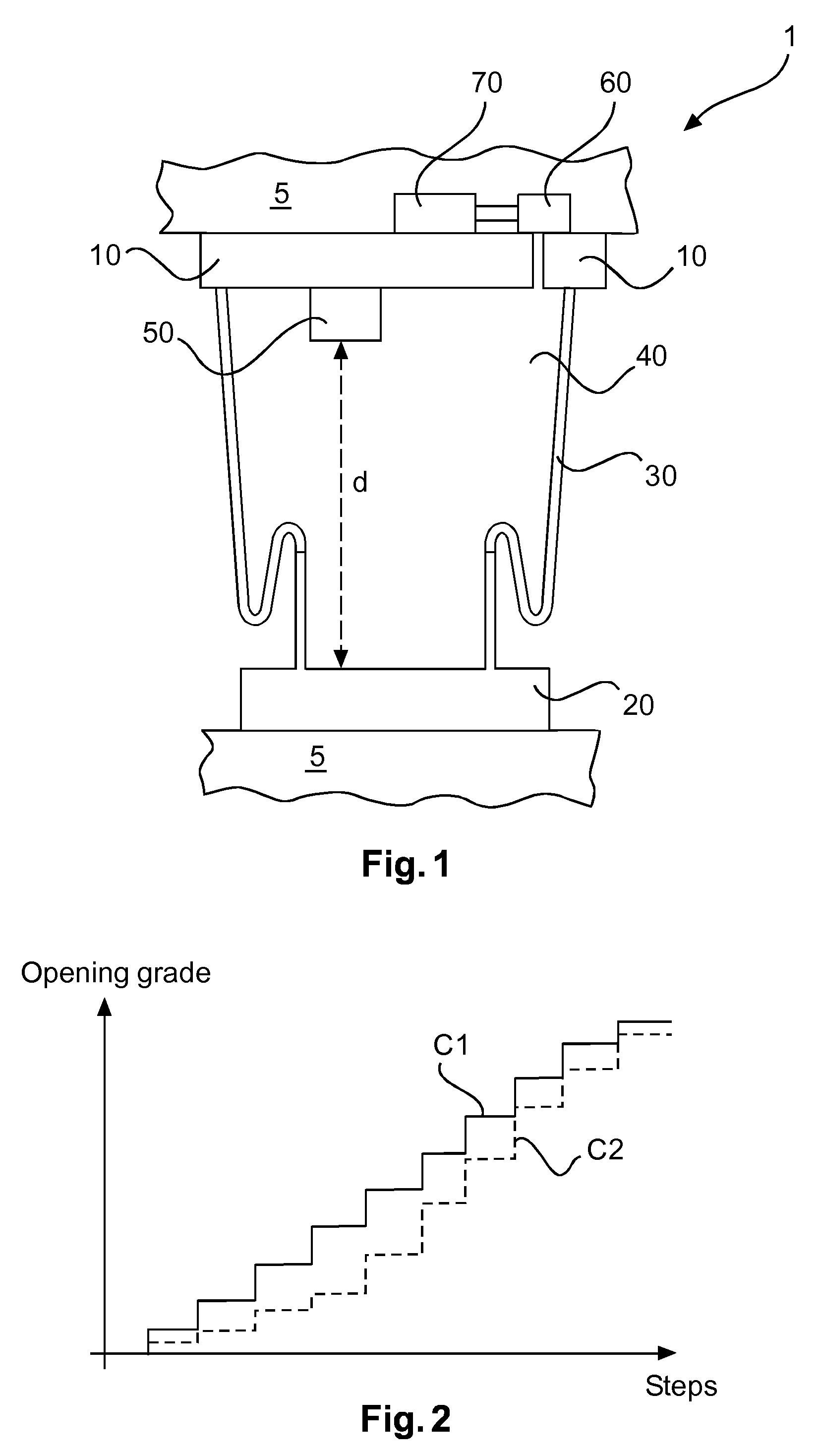 Air spring with stepper motor driven pneumatic valve