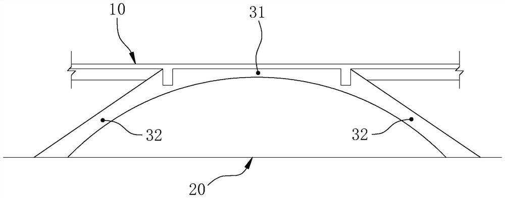 Garage supporting component and garage