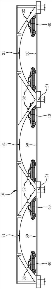 Garage supporting component and garage