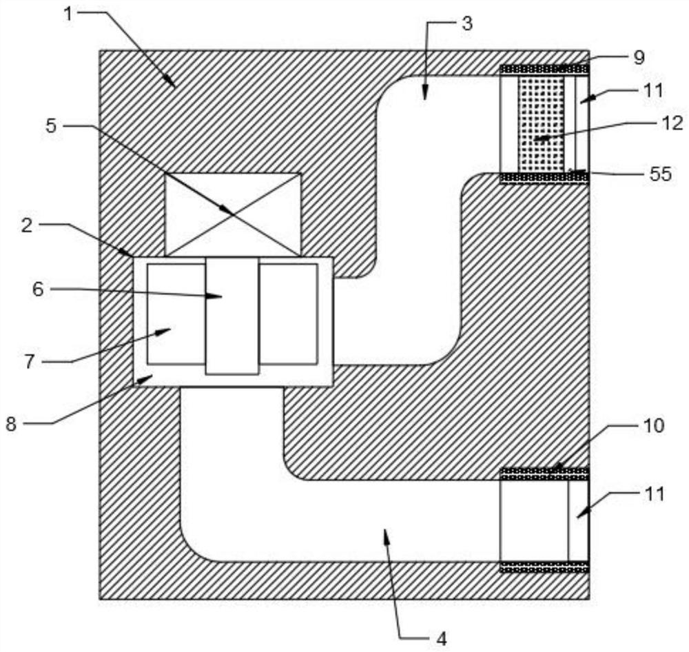 An integrated artificial water propeller