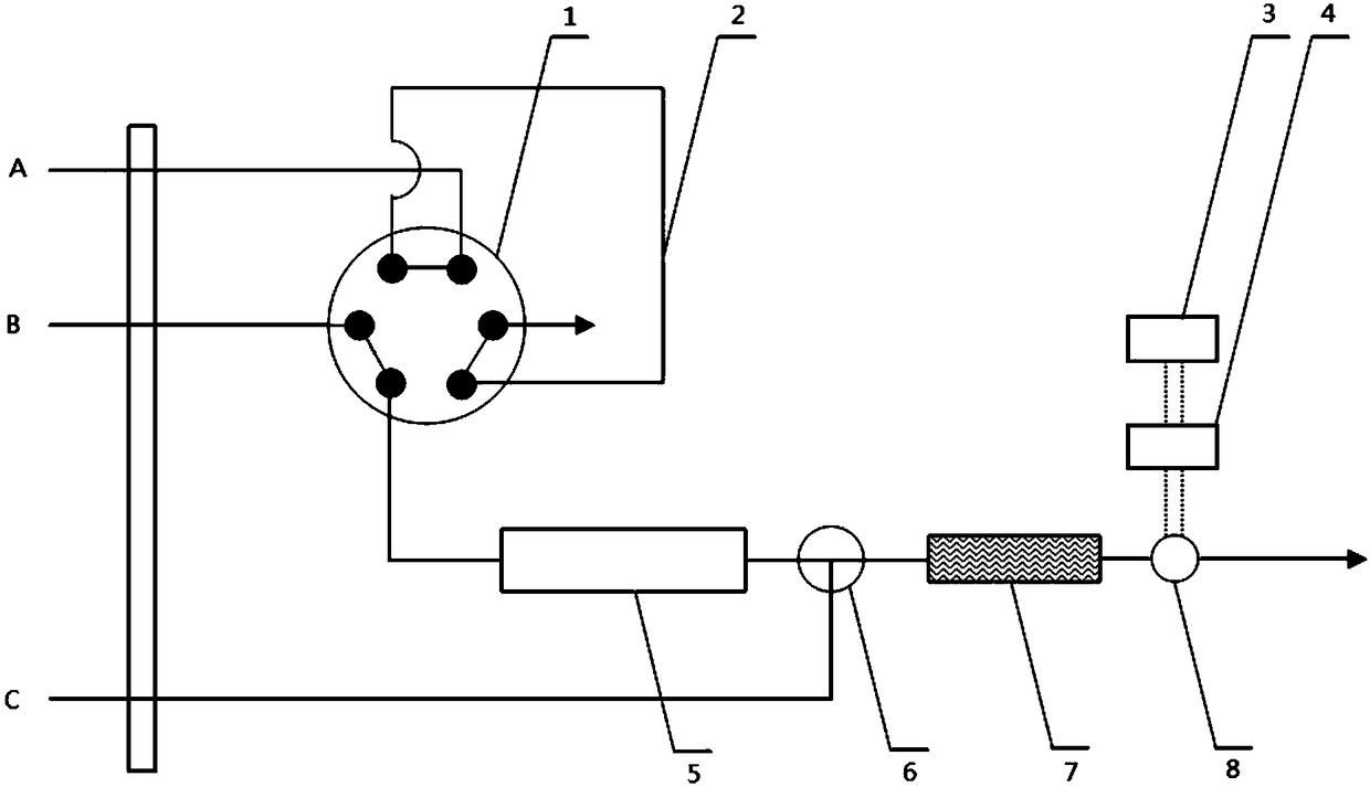 System and method for simultaneously determining content of trivalent chromium and hexavalent chromium through ion chromatography post-column derivation