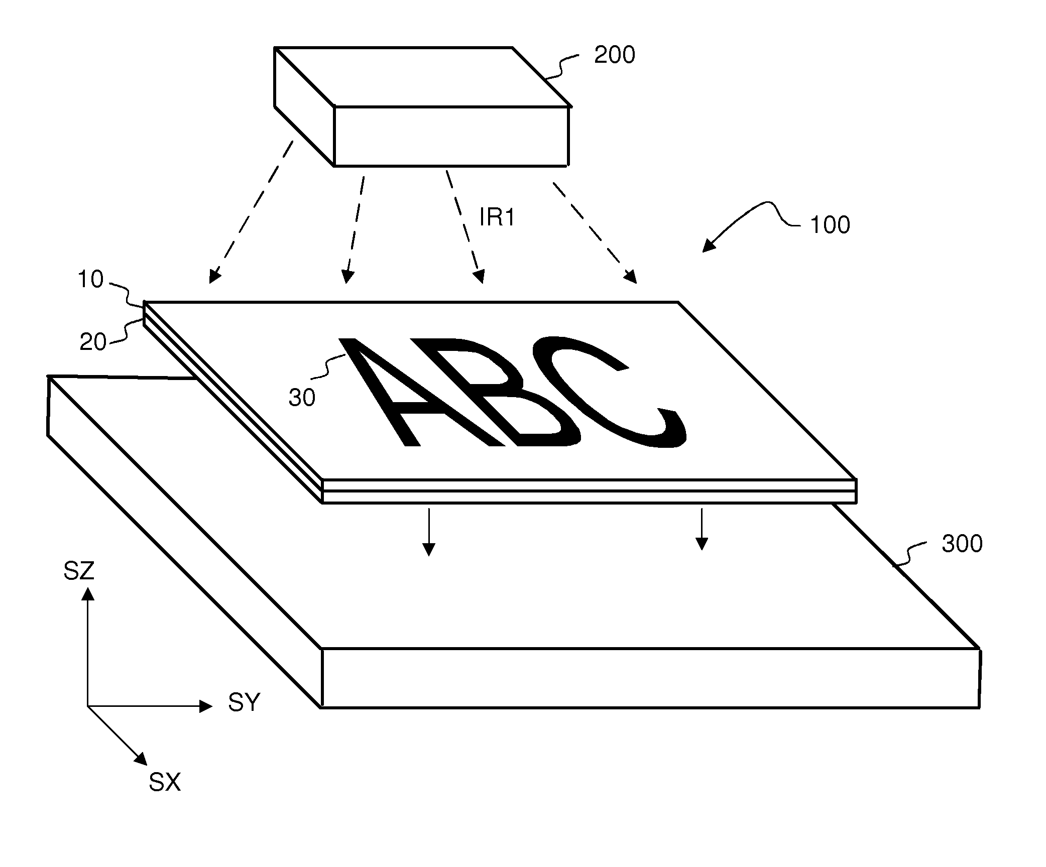 Method for attaching labels to items