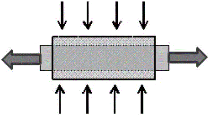 Negative Poisson ratio woven fabric and manufacturing method