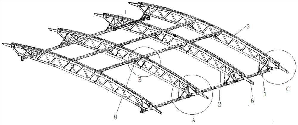 Multifunctional steel structure and preparation method thereof