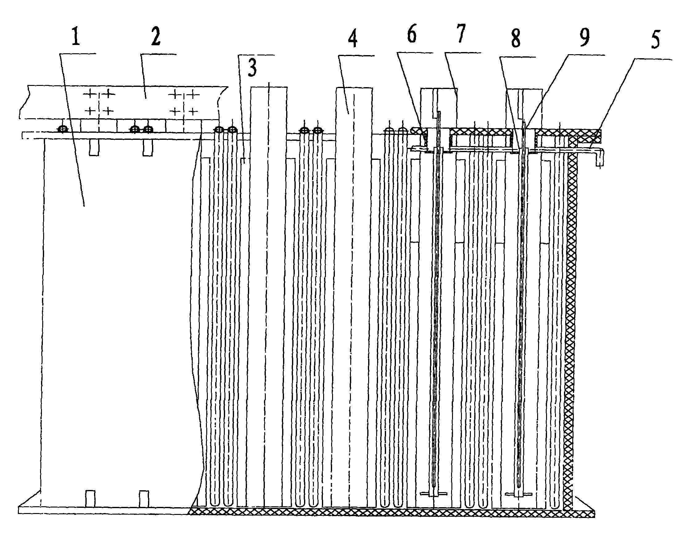 Novel device for production of ammonium persulfate