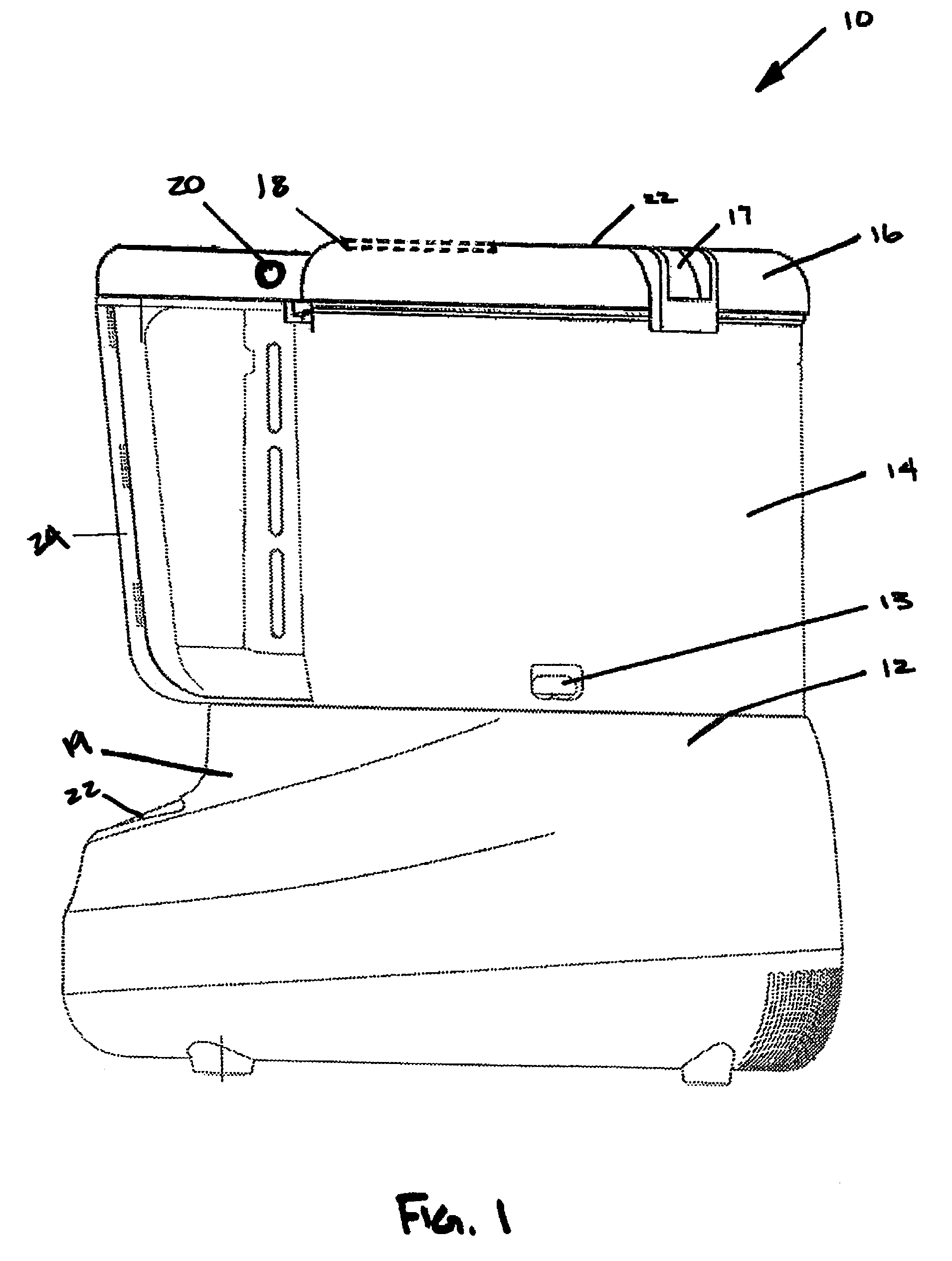 Enclosure for food processor