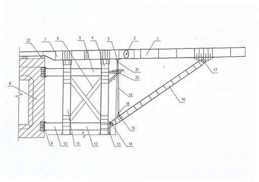 Movable support and movable support assisted method for erecting steel box beams through non-variable amplitude frame beam crane