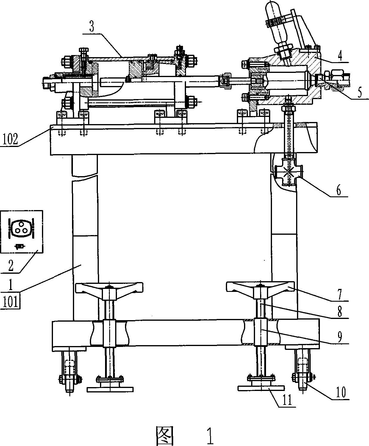 Gas compression quick-release system