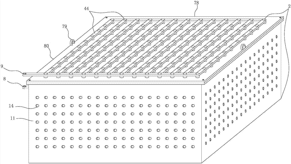 A honeycomb type zinc-air cell