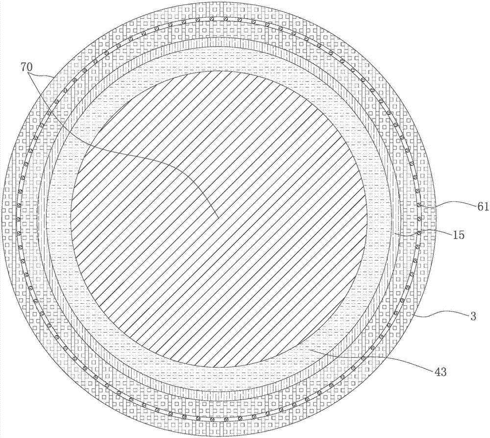 A honeycomb type zinc-air cell