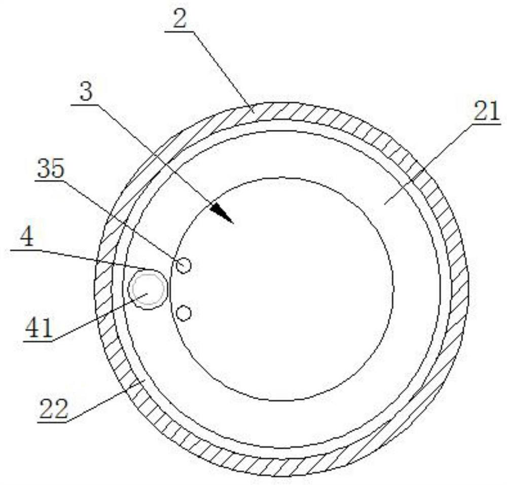 Heating anti-fogging device of laparoscope lens