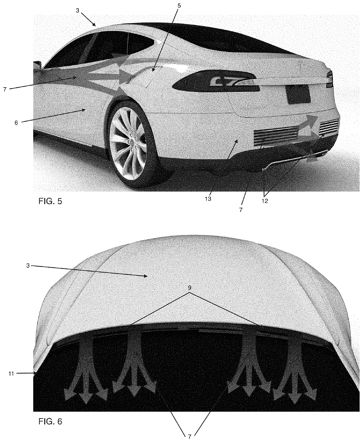 Wind-powered electric vehicle power regeneration system