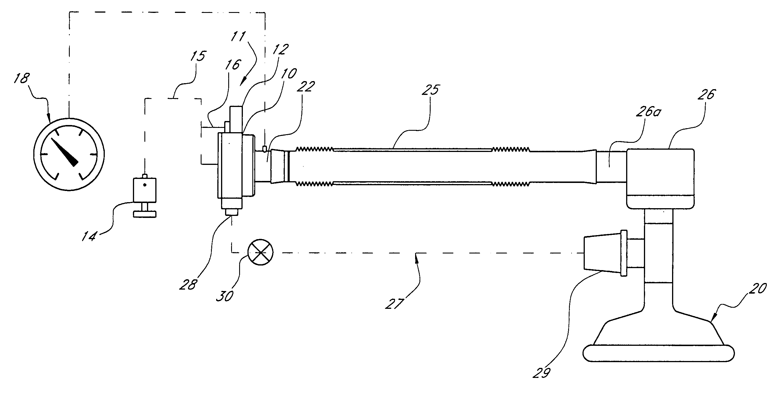 Portable gas powered positive pressure breathing apparatus and method