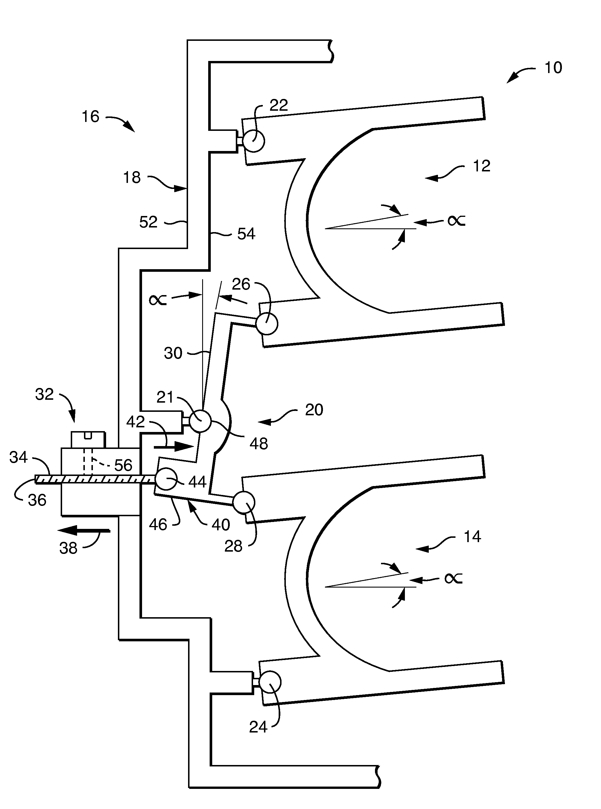 Multiple Headlamp Adjuster Linkage