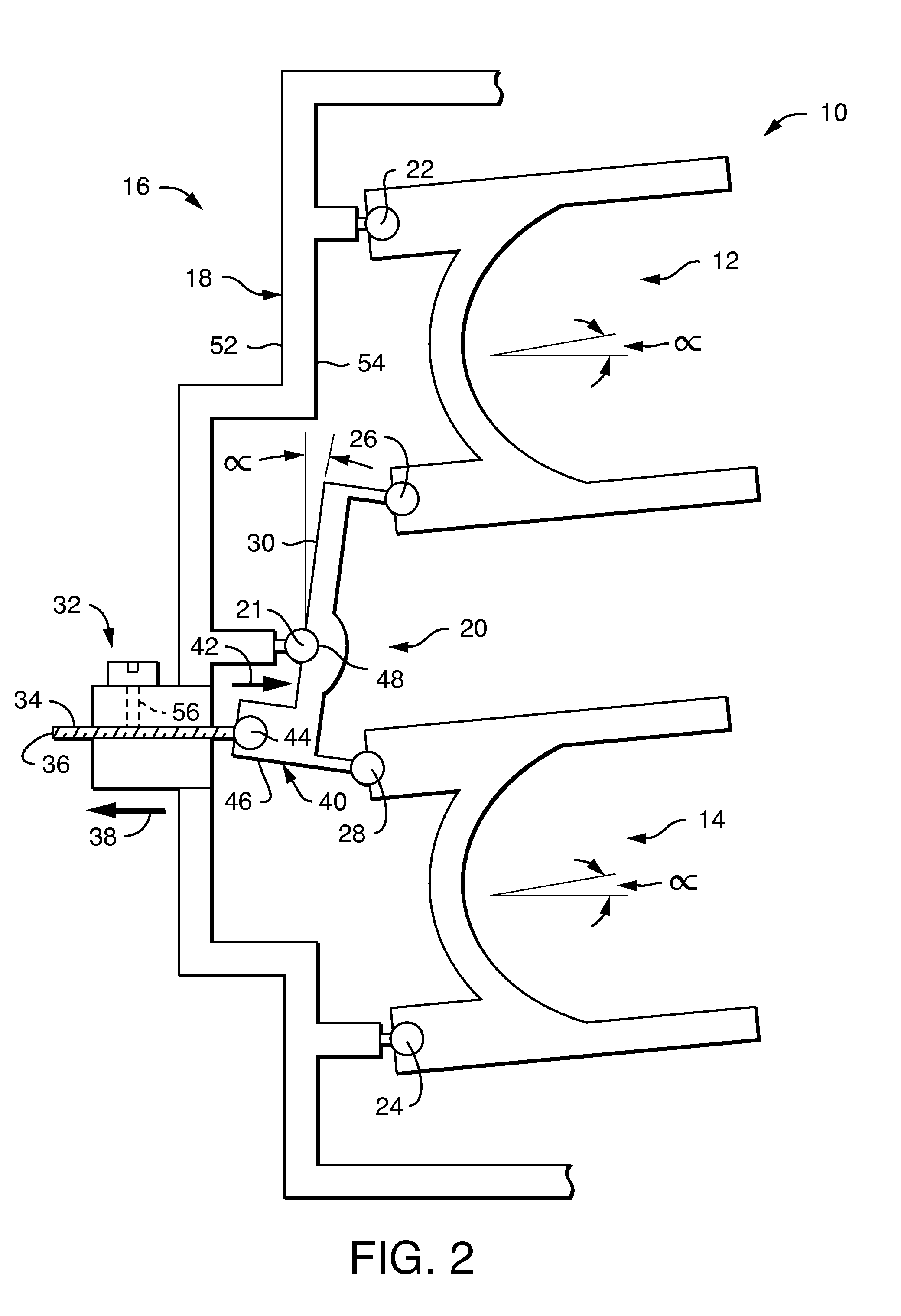 Multiple Headlamp Adjuster Linkage