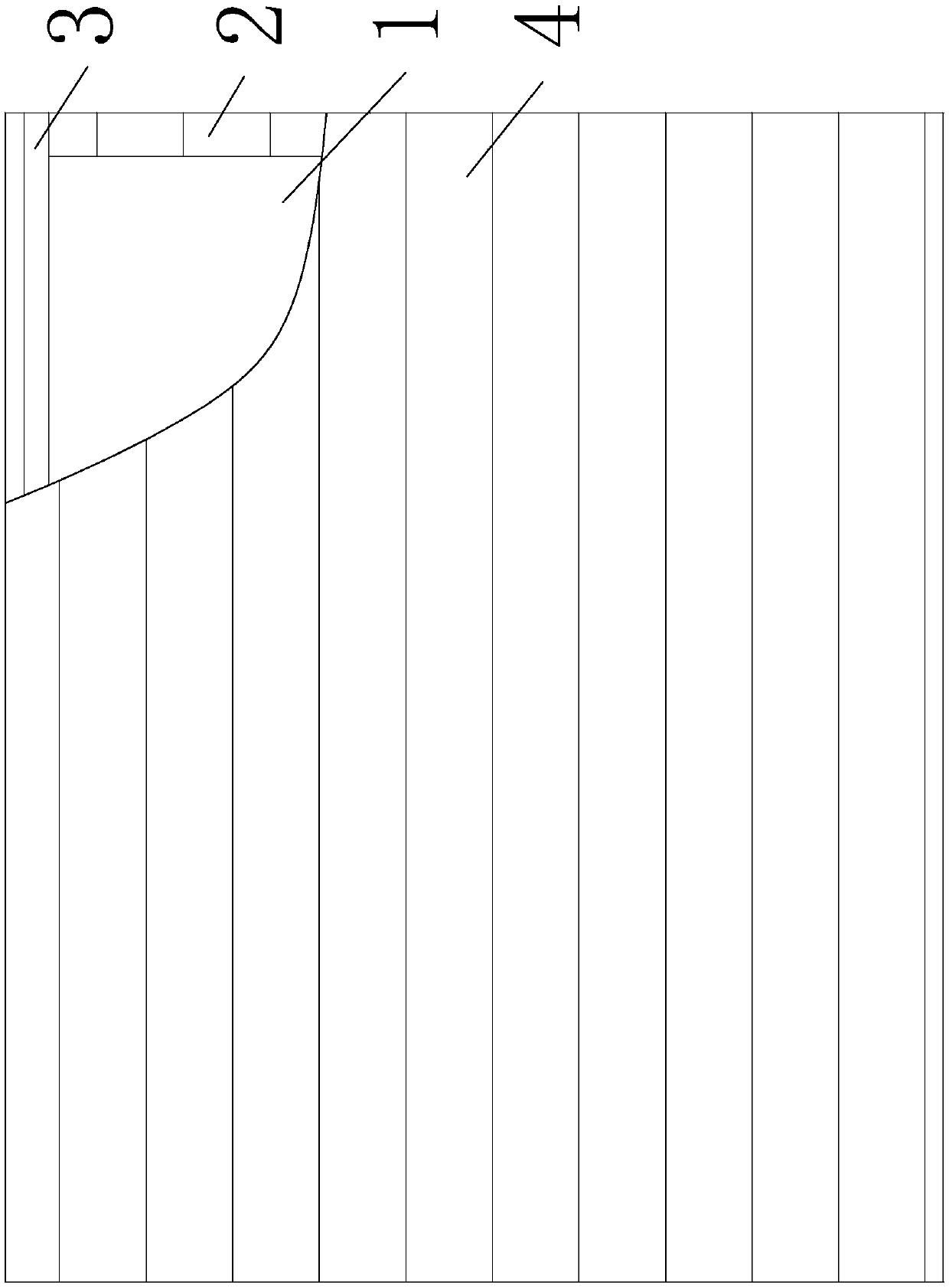 All-bamboo-faced composite board, manufacturing device and manufacturing method of all-bamboo-faced composite board