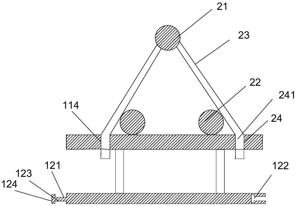 High-rise building long-span steel bar truss floor deck and production technology thereof