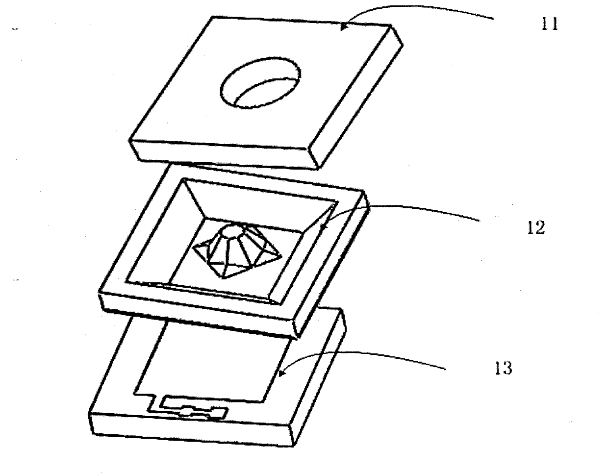 Method for preparing capacitive pressure transducer