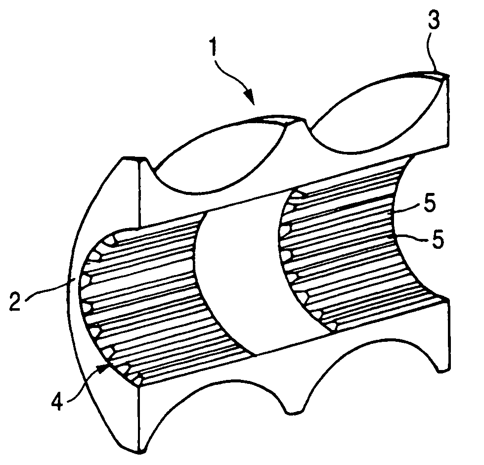 Screw for kneading extruder