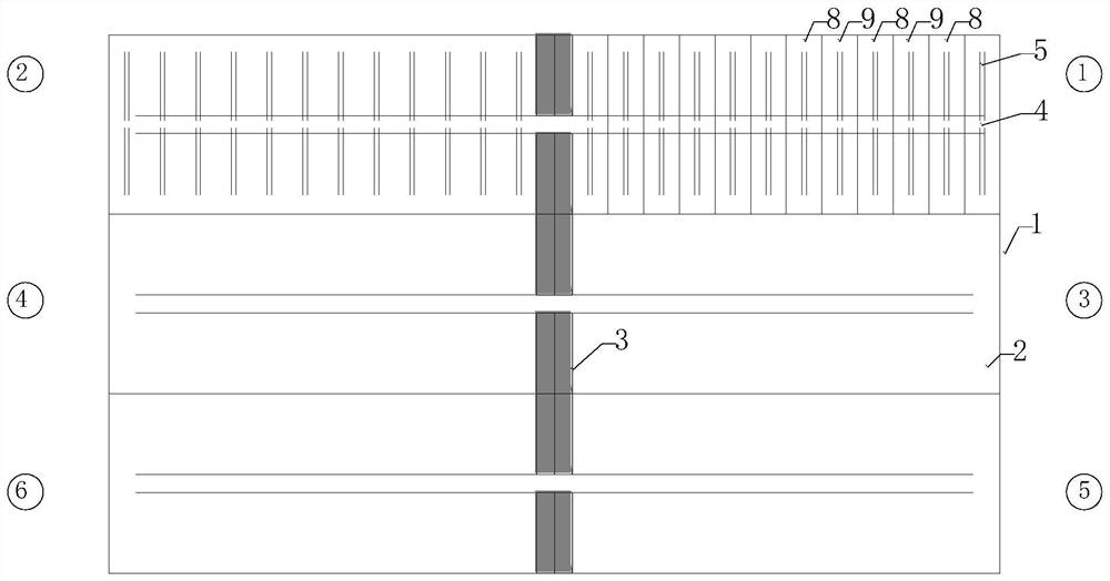 Foundation reinforcing method for building construction