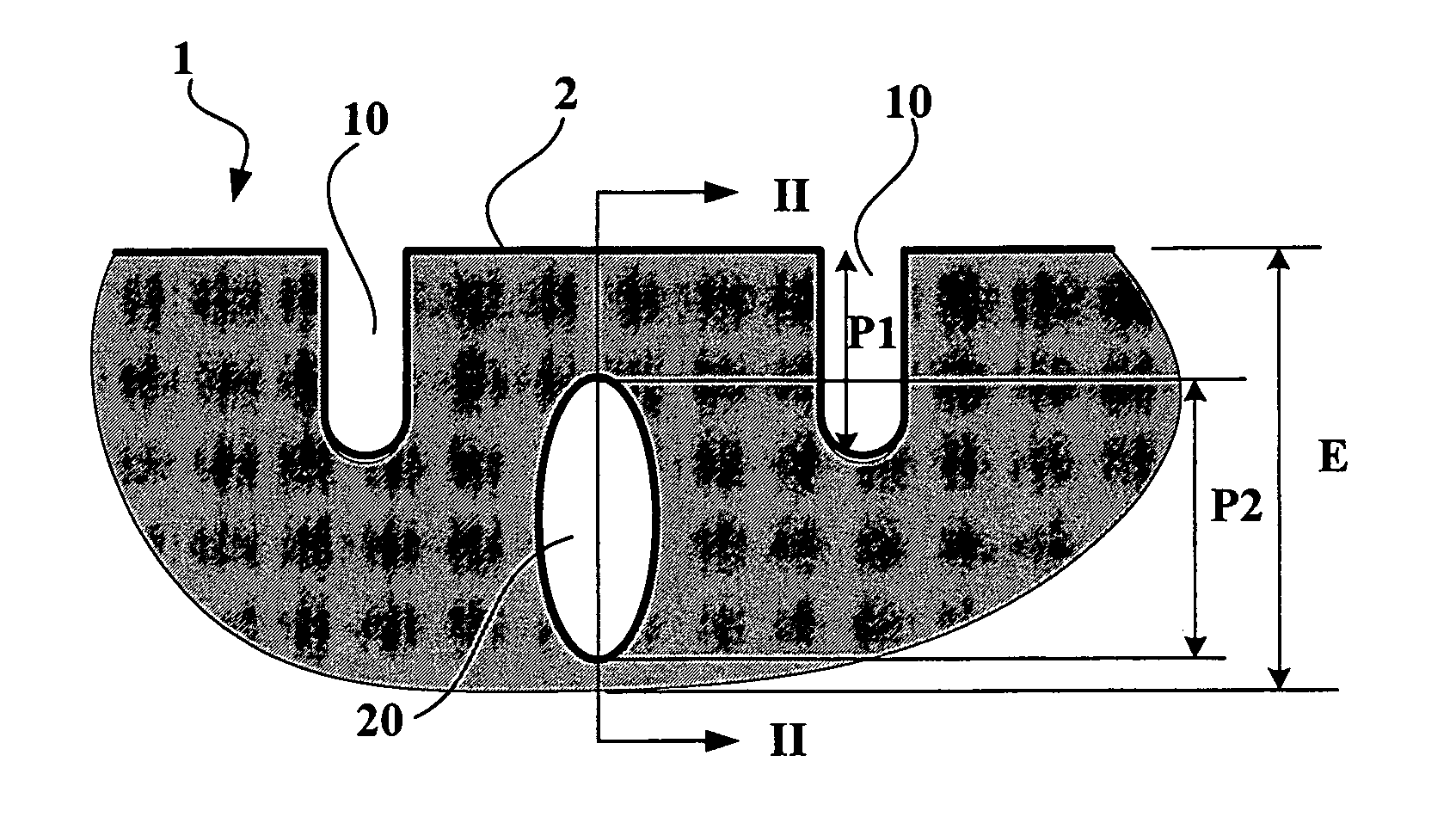 Wear-adaptable running tread