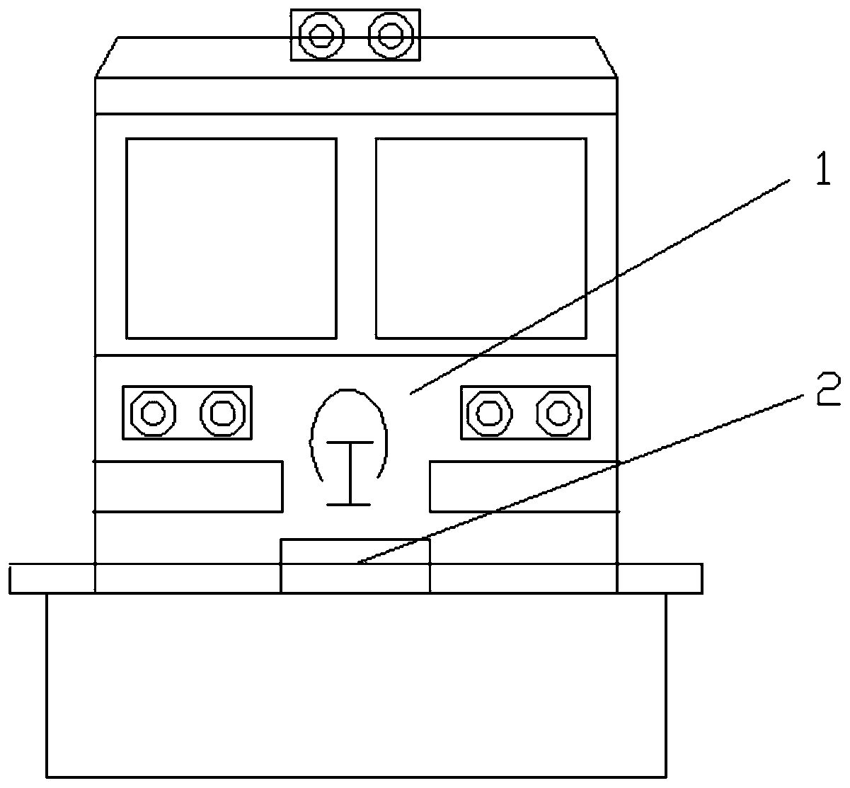 Train AEB system tunnel scene control decision-making method