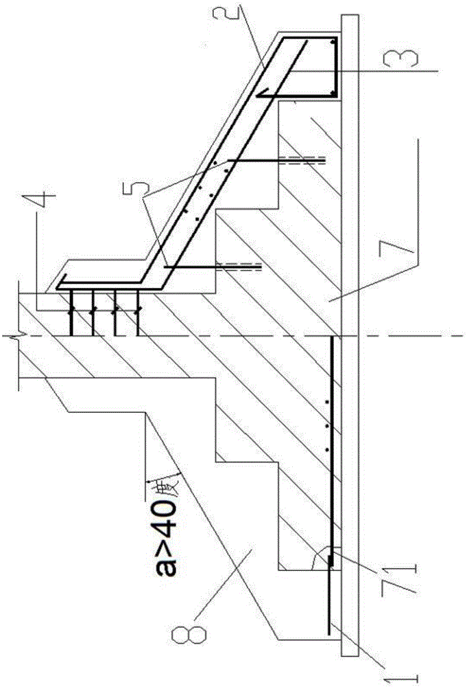 Foundation reinforcement method and its structure