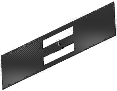 MEMS magnetic field sensor of folded beam structure and preparation method