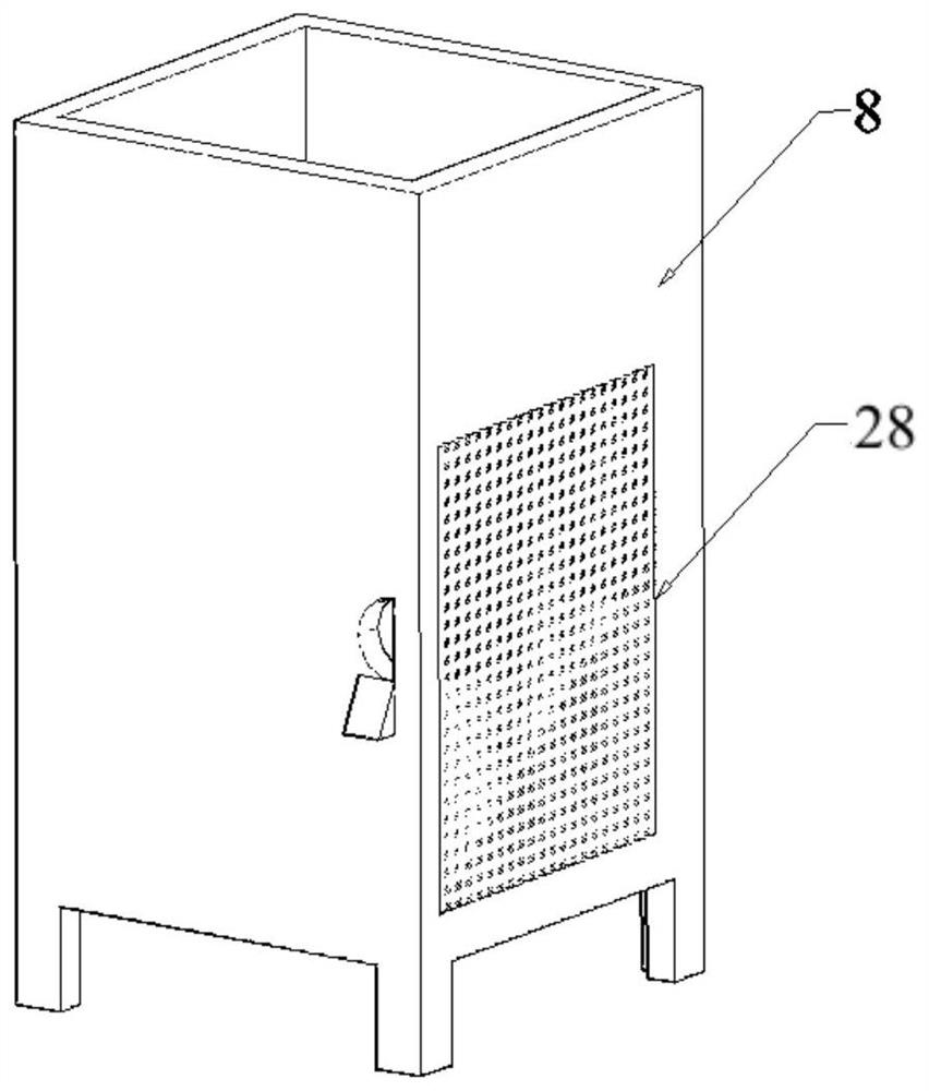 Structural cracksoil body seepage test device