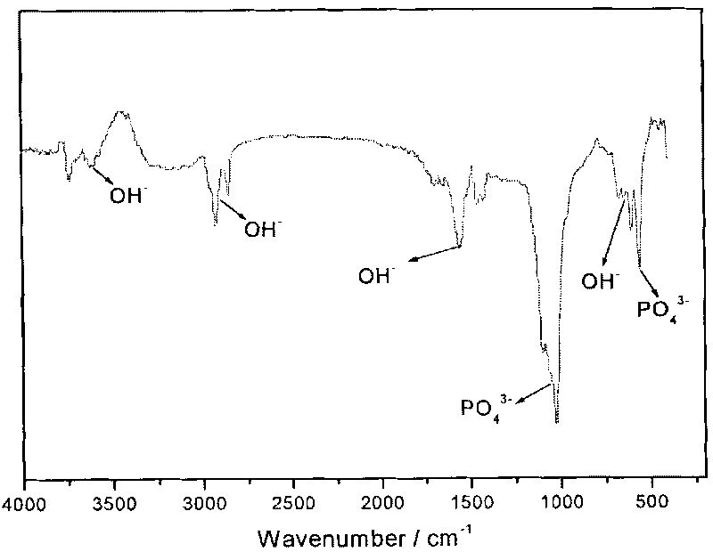 Preparation method of hydroxylapatite nano fibers or nano wires